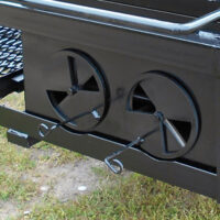 Built-In-Ventilation on a BBQ Pit Trailer