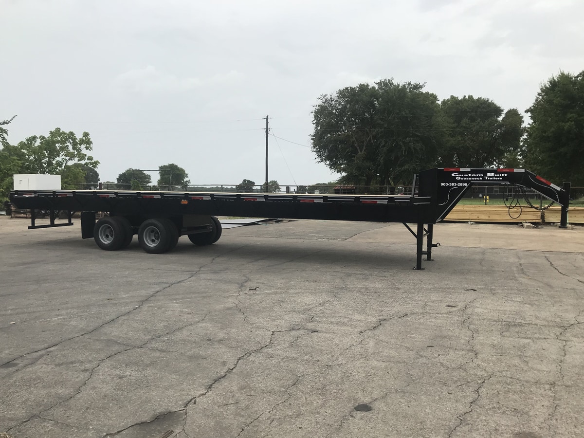 Side View of a Specialty Trailer built by Custom Built Gooseneck Trailers